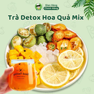 Trà Detox Hoa Quả Mix Vị Shin Food Dưỡng Nhan Giải Nhiệt Tốt Cho Sức Khỏe, Trà Detox Trai Cây Sấy Lạnh Hỗ Trợ Giảm Cân