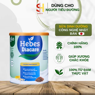 Sữa hạt dinh dưỡng dành cho người tiểu đường Hebes Diacare 100% từ thực vật lành tính không chứa đường kính 800gr