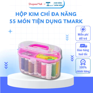 Hộp Kim Chỉ May Đồ Đa Năng Tiện Dụng 55 Món Phụ Kiện May Vá TM