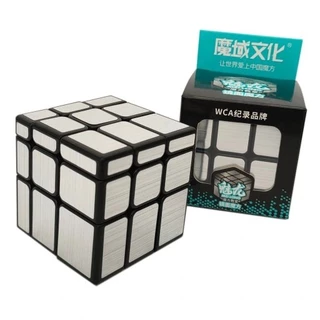Rubik Mirror 3x3 (Màu Vàng - Bạc) Moyu Meilong  - Rubik Gương 3x3 Rubik Biến Thể Siêu Trí Tuệ