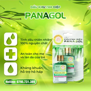 [ Combo 6 chai ] Dầu Khuynh Diệp PANAGOL 25ml Phòng cảm cúm, sổ mũi, nghẹt mũi, giữ ấm cho bé