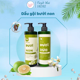 Combo Dầu gội,Dầu Xả bưởi non,Dầu gội thảo dược[YÊU THIÊN NHIÊN] phục hồi tóc, kích mọc,giảm rụng