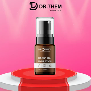 Drceutics Tinh Chất Basic HA Hydration - Cấp Ẩm Cho Da Dầu Mụn 30ml - 100ml- Dr Thêm