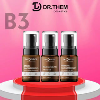 Serum Giảm Thâm DrCeutics Niacinamide 12% + NAG 5% (B3) Giảm Thâm Sáng Da Kiềm Dầu 30ml - 100ml- Dr Thêm