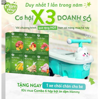 Bột ăn dặm Mămmy cho bé từ 6 tháng, bột ăn dặm mát không táo bón, tăng cân cho bé Mămmy