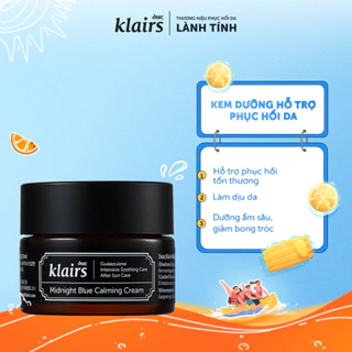 Kem dưỡng da Dear Klairs Midnight Blue Calming Cream 30g