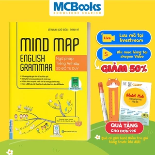 Sách Mindmap English Grammar Ngữ Pháp Tiếng Anh Bằng Sơ Đồ Tư Duy Tặng Kèm App