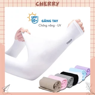 Găng tay chống nắng nam nữ chất liệu cottn lạnh mềm mại chống tia UV - Cherry Shop