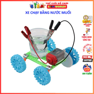 STEM World - Xe chạy bằng dung dịch nước muối. Sản phẩm stem -  Đồ chơi khoa học giáo dục sáng tạo trí tuệ cho bé