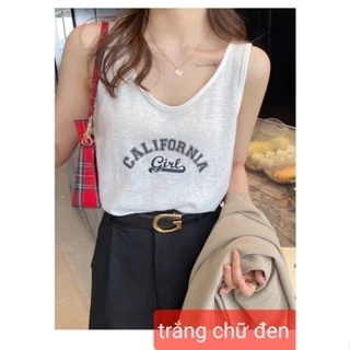 Áo BA LỖ IN HÌNH nữ chất cotton thời trang GEMGEM STORE, áo thun sát nách nữ IN HÌNH siêu xinh phong cách Hàn Quốc