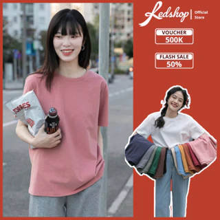 Áo thun nữ trơn - Red Shop - áo thun nữ trơn phong cách Hàn Quốc Red Shop - 303061