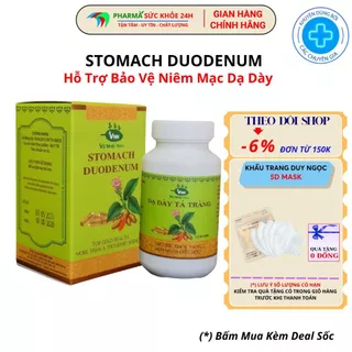 Viên Dạ Dày Tá Tràng Vũ Nhật Nam Hỗ Trợ Viêm Hang Vị, Loét Niêm Mạc, Loét Dạ Dày, Rối Loạn Tiêu Hóa - 30 viên. 