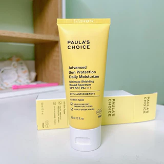 Kem dưỡng ban ngày có chống nắng  Paula’s choice advanced Sun protection SPF50 moisturizer 60ml