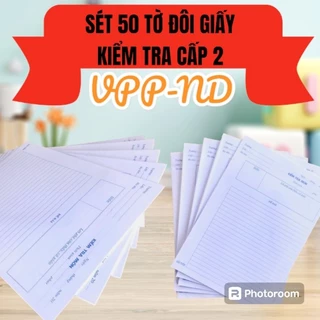 SET 50 TỜ ĐÔI GIẤY KIỂM TRA KẺ NGANG HẢI TIẾN.HÀNG LOẠI 1 DÀNH CHO HỌC SINH CẤP 2- CẤP 3