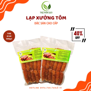 Lạp xưởng tôm cao cấp siêu ngon đặc sản Long An 1KG - Thực Phẩm Sạch