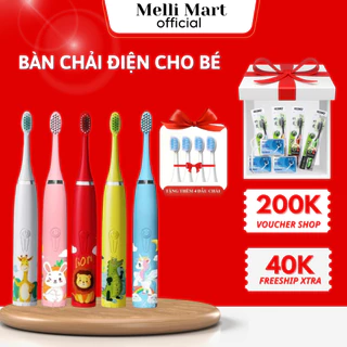 Bàn Chải Điện Cho Bé Bàn Chải Đánh Răng Cho Bé Làm Sạch Răng Hiệu Quả Lông Bàn Chải Mềm Mại Không Đau Lợi