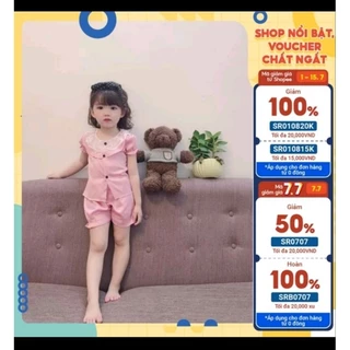 bộ cộc tiểu thư cô tròn phối ren 8-30kg