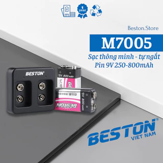 Bộ Pin sạc 9V M7005 - Sạc nhanh tự ngắt - BESTON