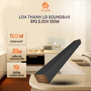 Loa thanh LG SP2 Soundbar 2.1CH Công suất 100W, Bass sâu lắng âm thanh đa dạng, Kích hoạt bảo hành điện tử 12 tháng