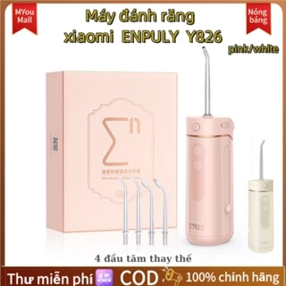 Máy tăm nước Xiaomi ENPULY Y826-Pin 30 ngày - Kháng khuẩn đến 99% - Dung tích 180ML-Chính hãng