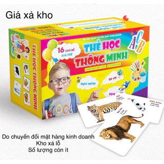 (GIÁ XẢ LỖ) Bộ Thẻ học Flashcard - Bộ Thẻ Học Thông Minh (416 Thẻ Flashcards Tiếng Anh 16 Chủ Đề)