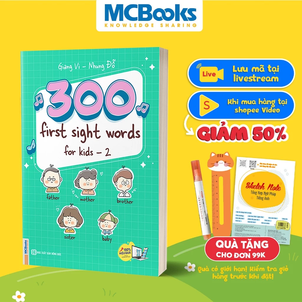 Sách - 300 First sight words for kid - 2