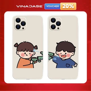 Ốp lưng Vina Case Iphone 6S/6 Plus/7G/8G/X/XS/11/12/13 PM/14+/....dẻo cạnh vuông bảo vệ camera hình Bắn Nước 2024