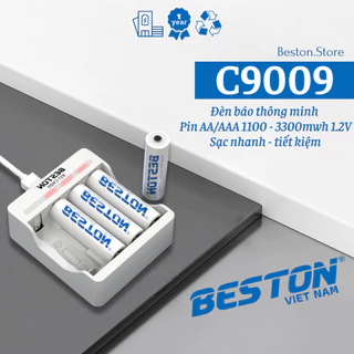 Combo sạc C9009 và pin AA AAA - Dung lượng lớn - BESTON