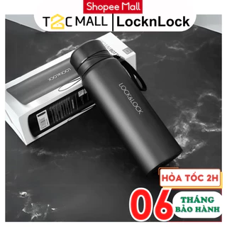 Bình Giữ Nhiệt LocknLock To 800ml Chính Hãng Cao Cấp Có Quai Xách Lọc Nước Trà LHC6180BLK T2C Mall