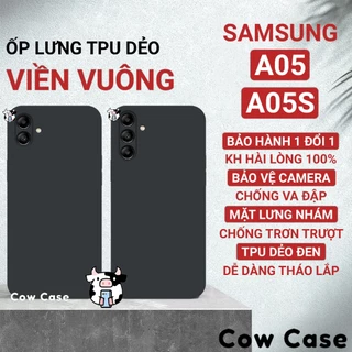 Ốp lưng Samsung A05, A05s viền vuông Cowcase | Vỏ điện thoại SS galaxy bảo vệ camera toàn diện TRON