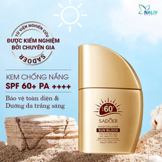 Kem chống nắng vượt trội SPF 60+ bảo vệ da,chống thấm nước kiểm soát dầu, dưỡng trắng thoáng da mỏng nhẹ