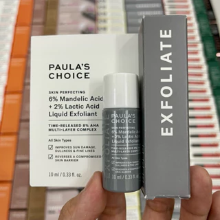 Tẩy tế bào chết Paula's Choice Skin Perfecting 6% Mandelic Acid + 2% Lactic Acid - 10mL