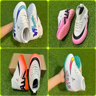 [Tặng tất + Túi kéo] Giày đá bóng cổ cao Airmax_77A_May miễn phí đế, Kèm bảo hành 1 tháng, đủ size 37-44