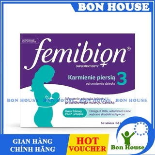 (MẪU MỚI) Femibion 3 cho mẹ sau sinh đủ bill chính hãng