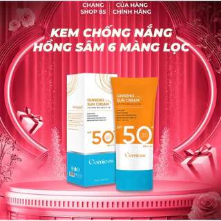 Kem chống nắng Hồng Sâm 6 Màng Lọc ComiCos SPF50 PA+++ Tuýp 50ml