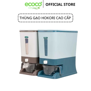 Thùng Đựng Gạo HOKORI Cao Cấp, Chống Ẩm, Mối Mọt , Dung Tích 10kg Nhựa Việt Nhật Plastic Tiện Ích Cho Gia Đình