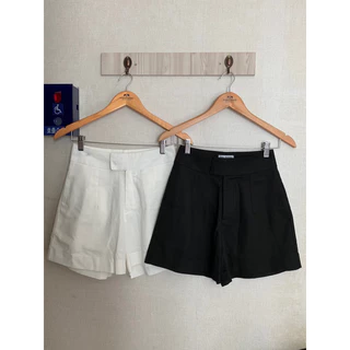 𝒇𝒓𝒐𝒎𝑺𝒐𝒐𝒚𝒐𝒖𝒏𝒈 - Linen Basic Short - Quần short chất linen khoá lệch basic