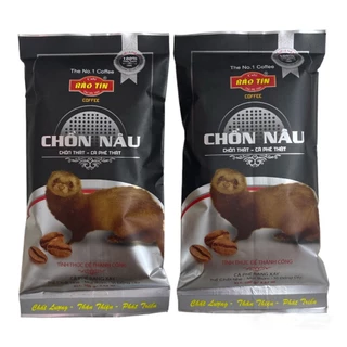 [ mua 1kg cafe tặng gói 100g ]Cà Phê Chồn Nâu Bảo Tín (100g )