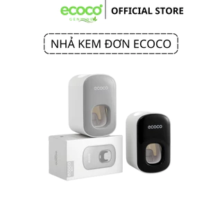 Bộ Nhả Kem Đánh Răng Đơn ECOCO, Nhả Kem Gắn Tường Cao Cấp Chất Liệu Nhựa ABS, Tiện Lợi (TVQ store)