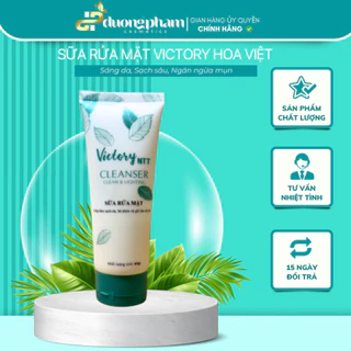 Sữa Rửa Mặt Victory Hoa Việt - Ngừa mụn, Sáng da, Se khít lỗ chân lông 60gr