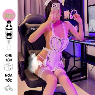 Cosplay nàng hầu gái Maid Lolita game thủ sexy - váy ngủ hóa trang nữ hầu trang phục livestream gợi cảm