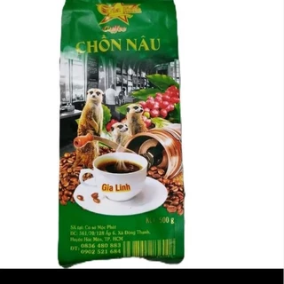 Cà Phê Chồn Nâu Gia Linh gói 500g