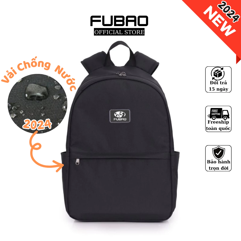 Balo đi học nữ nam thời trang cặp đi học nam nữ nhiều ngăn chống nước tốt - Basic Backpack BL22