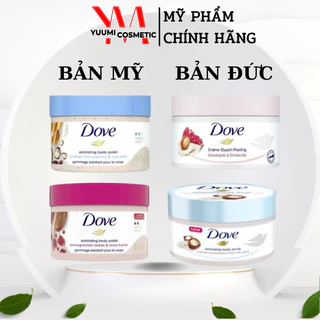 [ Bản Đức - Mỹ ] Tẩy Da Chết Toàn Thân DOVE Chăm Sóc Da Dưỡng Trắng Cấp Ẩm Exfoliating Body Polish Chính Hãng