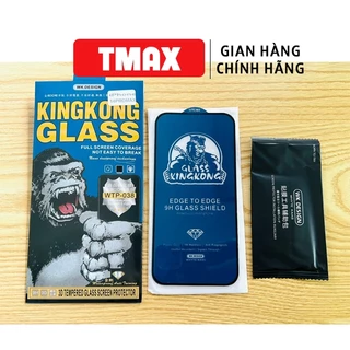 Kính Cường Lực KingKong Chính Hãng Full Màn 038 - 039 Mẫu Mới Nhất Chống Vỡ Viền cho iPhone