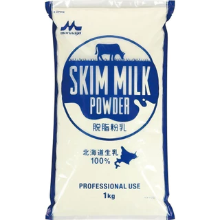 【Direct from Japan】Morinaga Milk100% Hokkaido Skim Milk 1kg [Powder Commercial Use Large Capacity]