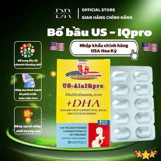 [✅Chính hãng] Viên uống bổ bầu US-AlaIQPro ngoại nhập