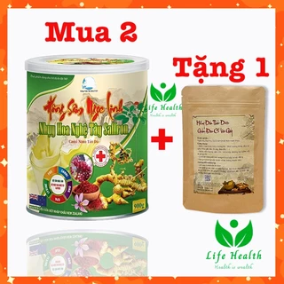 Combo 2 Lon Sữa Bột Hồng Sâm Ngọc Linh (900g) - dành cho người huyết áp, tim mạch, tiểu đường