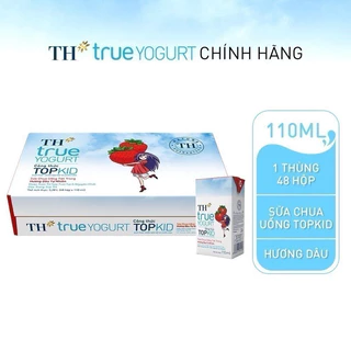 Sữa Chua uống topkid dâu 110ml