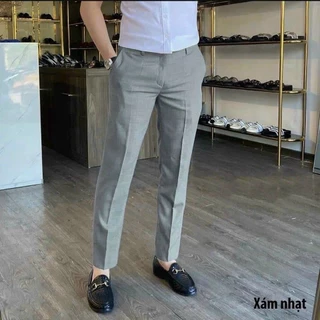 Quần Âu Nam , quần âu Dáng Slimfit Vải Tuyết Hàn Co Giãn